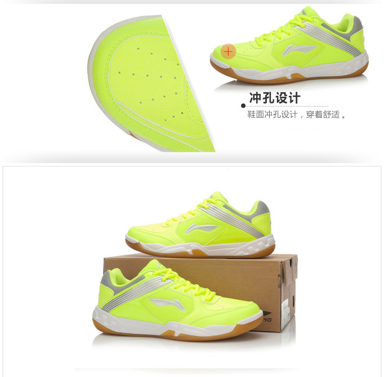 Li Ning của nam giới giày cầu lông giày chịu mài mòn anti-skid low-top sneakers thời trang giản dị xu hướng đào tạo giày kích thước lớn giày thể thao