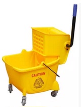 Baiyun 36L Advanced Single Bucket Water Squeeter AF08070A Single Barrel Car Hotel Cleaning Squeeze Bucket Mop Barrel Cleaning