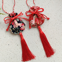 End of the Dragon Boat Festival hanging Neck Flow Su Fragrant Bag Chinese Style Printed Pure Cotton Cloth Bag Small Brocade Bag Sachet Hair Protective Body For Blessing Bag