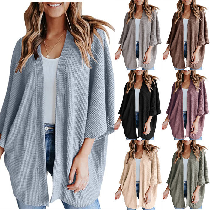 2023 Amazon Ebay European and American Autumn and Winter New Popular Loose Cardigan Sweater Knitwear T-Shirt Tops for Women