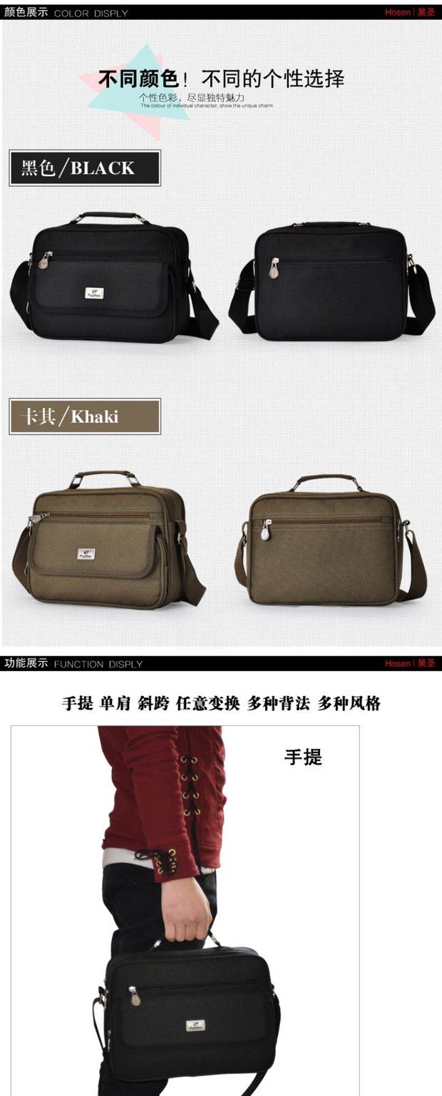 Túi đeo vai nam Messenger túi để thu thập ví nữ Oxford túi vải nhiều lớp ngoài trời đa chức năng thanh toán tiền mặt kinh doanh túi nhỏ túi xách hermes