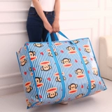 Очень большая мультяшная плетеная багажная водонепроницаемая система хранения для переезда, тканевый мешок, пакет, сумка, увеличенная толщина, ткань оксфорд