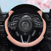 Mazda 3 Onksera 6 Atez CX-4 CX-5 CX-30 female winter car steering wheel cover plush