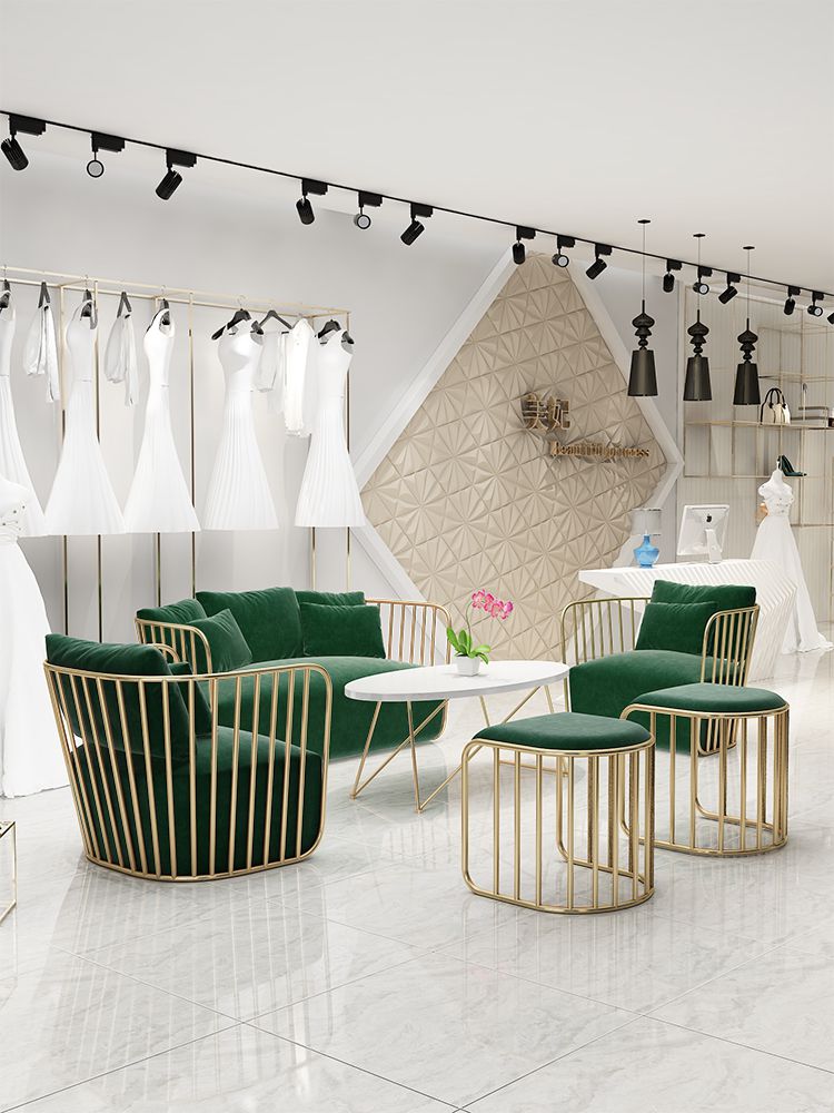 Minzi Light Luxury Iron Art Small Sofa Net Red Sofa Coffee Table Combination Lazy Fabric Sofa Single Double Sofa - Taobao