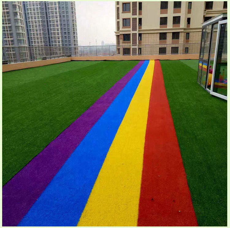 Artificial lawn carpet artificial turf outdoor decoration green roof insulation kindergarten artificial plastic fake lawn