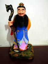 Bodhi ancestral wood carving Buddha statue Custom-made Taoist statue Bodhi ancestor incense Camphor wood carving statue 30cm