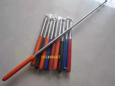 Order flag pole Buddhist supplies 1 2 m stainless steel telescopic flag pole Buddha guides flag pole pointer scalable