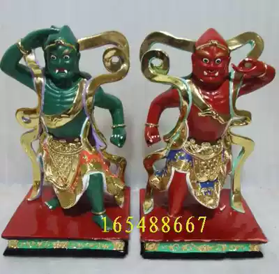 Woodcarving clairvoyant eyes Shunfeng ears two will Statue camphor wood carving Buddha statue order 30CM