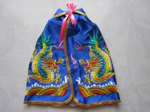 God statue cloak Buddha statue cloak purple green cloak 41cm
