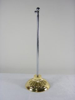 Banner stand flagrobe retractable rod stainless steel bracket