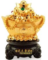 Tiantian Ji Cai Treasure Pins Gold Ingot Home Decoration Piggy Craft Resin