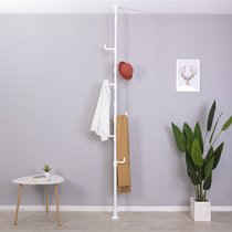 Top coat rack Indoor floor-to-ceiling clothes rack Bedroom clothes rack Living room balcony Simple creative hanging bag rack