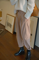 Maze Studios 20 years of autumn winter bi entrance Overalls boot pants Australian wool cashmere casual loose trousers