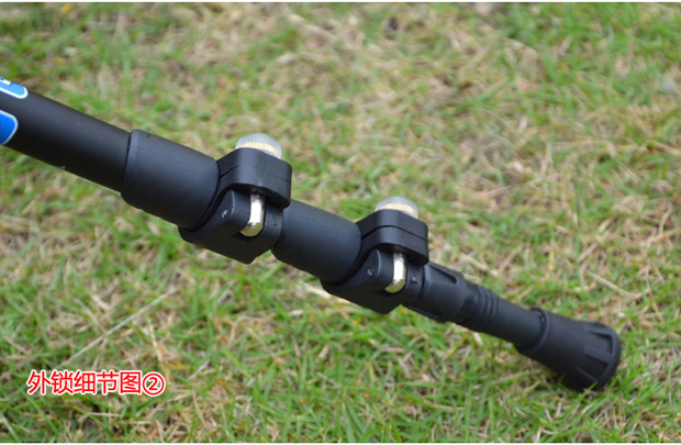 Leo núi ngoài trời cực 7075 hợp kim nhôm siêu nhẹ kính thiên văn đi bộ gậy leo núi gậy leo núi thiết bị leo núi bên ngoài khóa gay chong cho nguoi gia