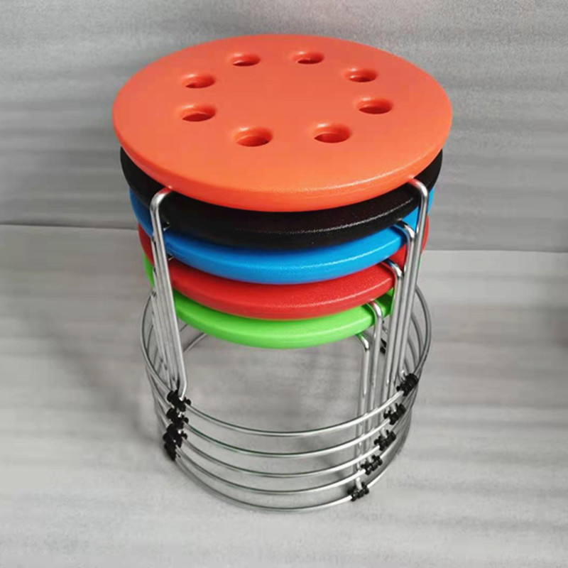 Children's bench with bench bench tea bench replace shoe stool for adult wooden plate solid steel bar