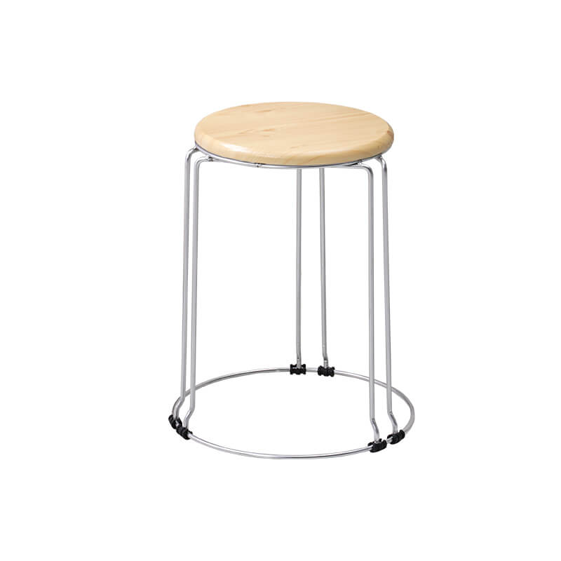 Adult Round Rock Household Table bench thicker steel stool simple portable high bench plastic folding chair