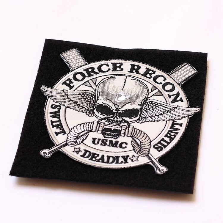 FR arm embroidery armband Magic sticker Backpack sticker badge and double - sided magic sticker