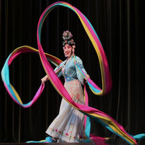 Dance colourful silk Dunhuang Dance Dancing Sky Dancing Sky Female Prose Dance Special Silk Five Colorful long Thick Exercises Long Silk