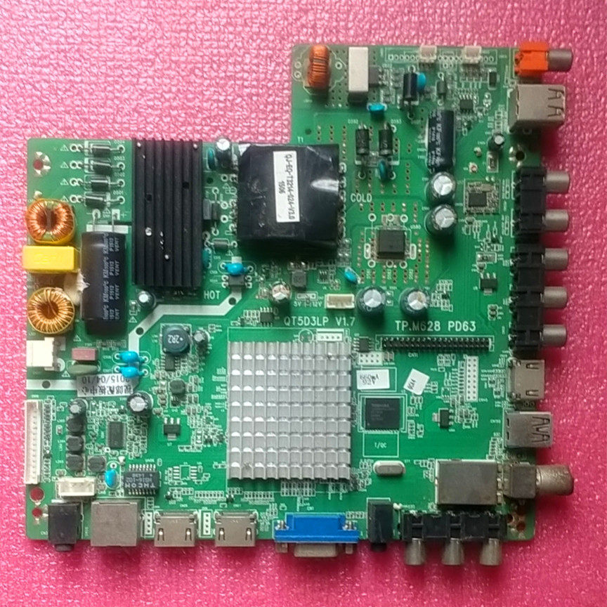 LCD LED TV Motherboard TP M628 PD63 QT5D3LP V1 7 V2 2 Qingji TV Motherboard