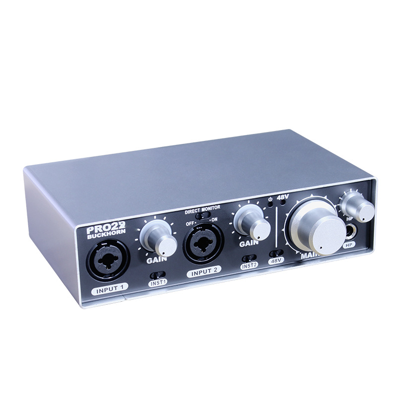 Buckhorn Jumping Antelope PRO22 Sound Card New Products USB External Link Sound Card Mobile Phone Computer Internet Live K Song