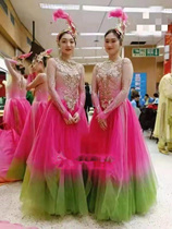 New CCTV Spring Festival Gala Opening Dance All the Best Stage Dance Backing Dance Performance Costumes Long Skirts and Swing Skirts