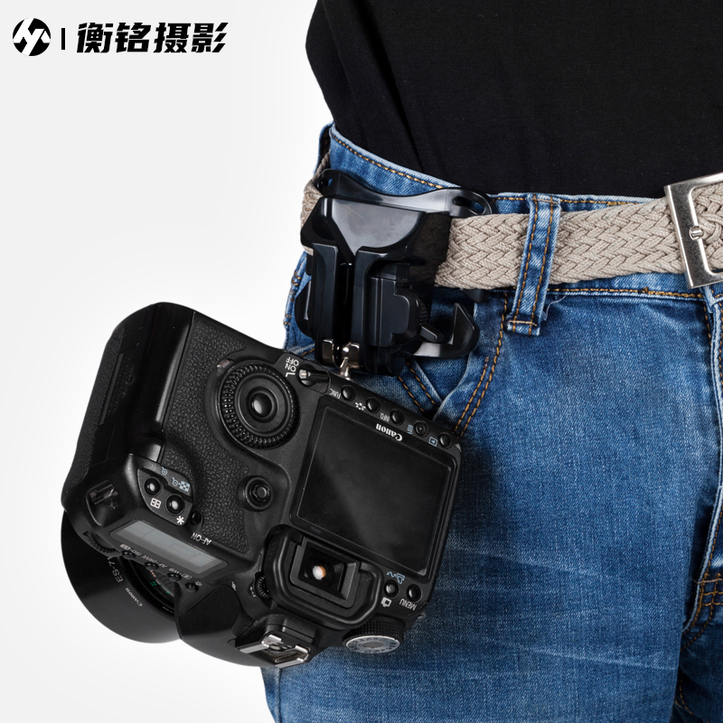 SLR camera buckle Hanging fast shooter photography belt buckle Camera waist hanging waist buckle Universal micro-SLR camera monocular belt buckle fixed belt Camera quick-hanging buckle buckle Quick-release camera belt