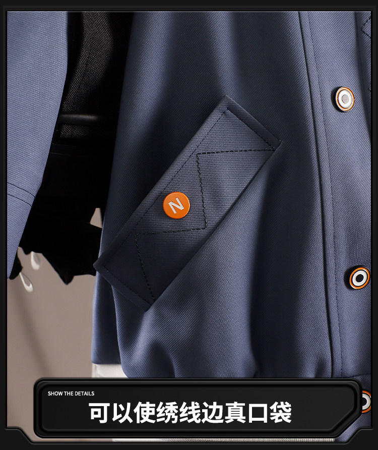 Cosplay Kostüm Wig Jacke Tasche Uniform Halloween 8