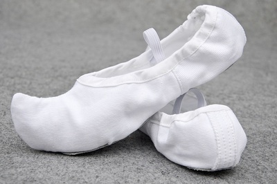 Korean Traditional Dance Shoes Hook Shoes White Classical Dance Shoes Indoor Practice Dance Shoes Flat-bottomed Dance Shoes-Taobao