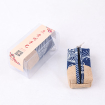 Guizhou Miao batik key bag coin purse fabric storage bag small mini portable souvenir gift including packaging