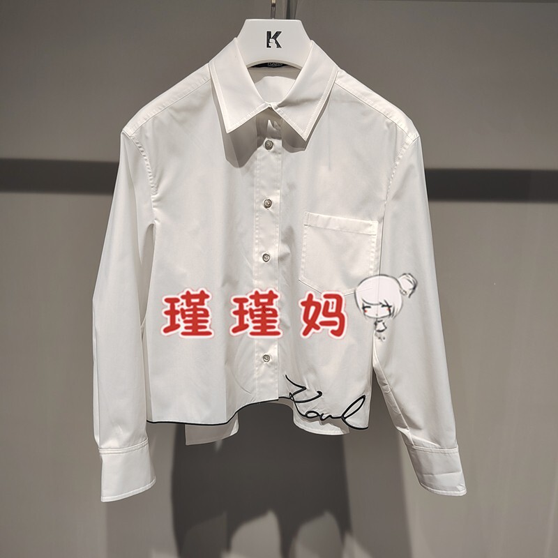 Karl Lagerfeld Karl Lagerfeld Domestic Store Genuine 26Th Summer Collection Shirt P22L1625
