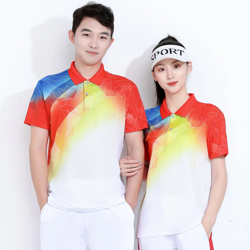 New Short-Sleeved Sportswear Suit Summer T-Shirt Dream Team Performance Square Dance Jiamusi Clothing Group Purchase Step