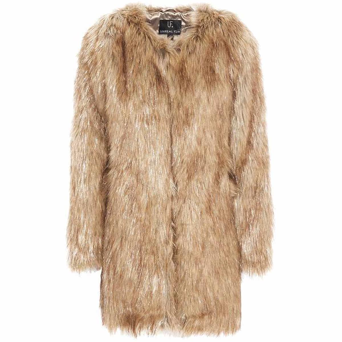 UNREAL FUR metal sensation artificial leather grass coat 2022 new spring summer ladies luxury