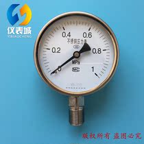 Radial shock-resistant diaphragm pressure gauge Y-100 Y-150 pressure gauge of air pressure gauge