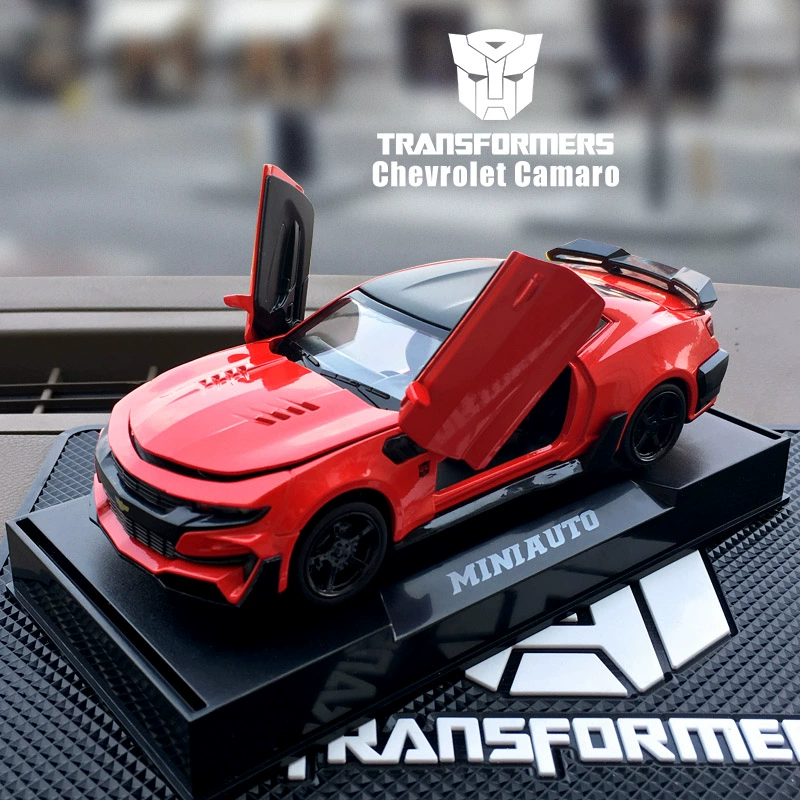 Bumblebee hợp kim trang trí ô tô Chevrolet Camaro mô phỏng ô tô mô hình ô tô vật tư trang trí nội thất - Ô tô nội thất Accesseries