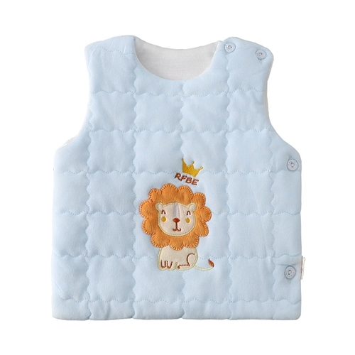 Хлопковый удерживающий тепло бандаж пупочный для новорожденных для младенца, детский жилет, демисезонная пони, в западном стиле