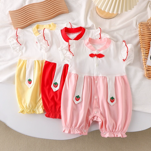 Детское боди для новорожденных, тонкий хлопковый комбинезон для младенца для девочек для выхода на улицу