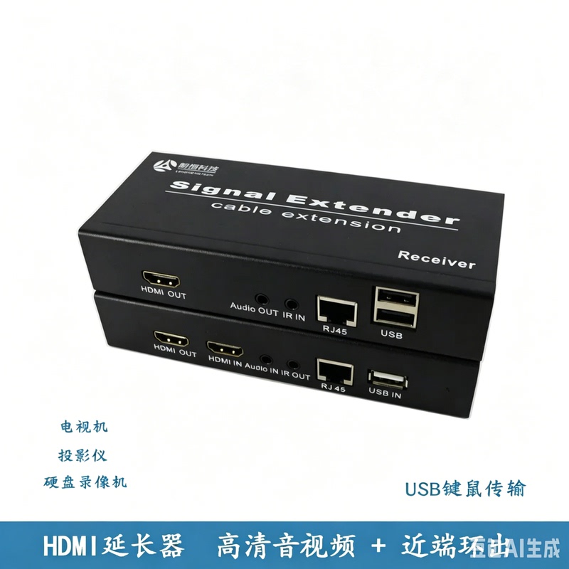 HDMI Kvm Extender HDMI to Rj45 Network Cable 150m Langheng Technology Hde-190Huas-M HDMI Kvm Extender HDMI to Rj45 Network Cable 150m Langheng Technology Hde-190Huas-M