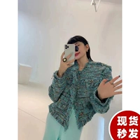 Короткое зимнее дизайнерское стеганое пальто, куртка, 11 года, 2022, тренд сезона, увеличенная толщина, в стиле Шанель