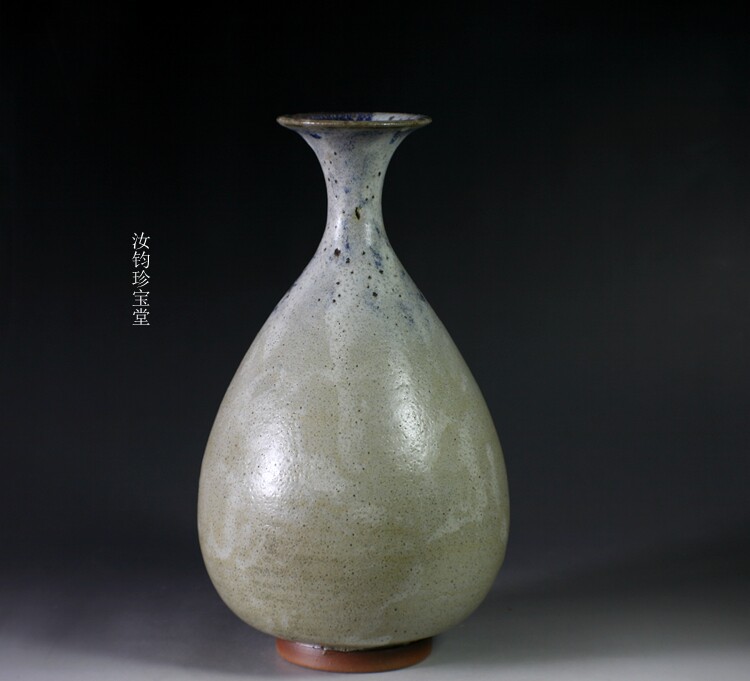 Master Hand Sign Traditional Charcoal Calciner Jun Glazed Hand Largera Jade Pot spring bottle Li and Zhenzhen
