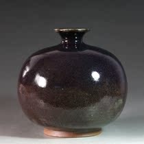 Coal Kilns Burning Cowpea Red Jun Porcelain Hand-pulled Germ Pomegranate Bottle