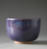 Lu Jun Kiln Lu San Coal Burning Hand Pull Embryo Jun Porcelain Luohan Cup Tea Cup Master Cup