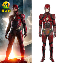 Marvel Show movie Justice League cos second generation flash Barry Allen cosplay costume superhero