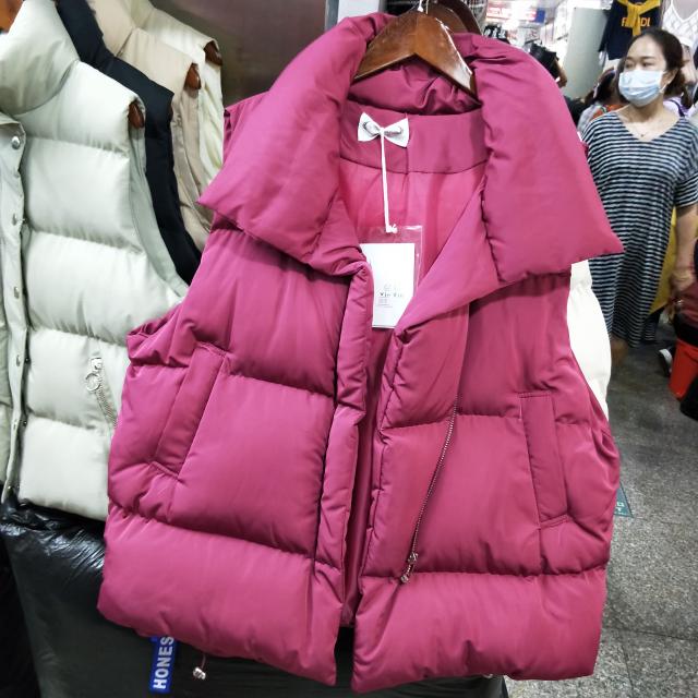 Hàn Quốc Dongdaemun 2018 mới mùa thu đông áo khoác rộng áo khoác vest vest xuống áo vest nữ ngắn ao gile