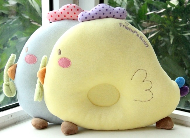Small Chicken Baby Baby pillow Saliva Towel Around Pocket Baby Styled Pillow Cloth Suede Anti-Head Functional Baby Stuff
