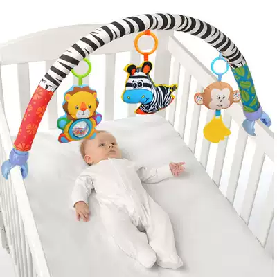 SOZZY multifunctional baby cart bed clip baby bb bedside music Bell Bell Bell Bell Bell newborn hanging toy