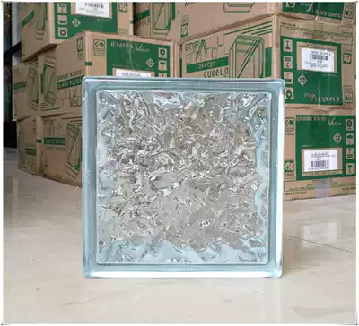 Private lighting partition simple living room entrance art screen dressing room partition wall ice crystal hollow glass tiles