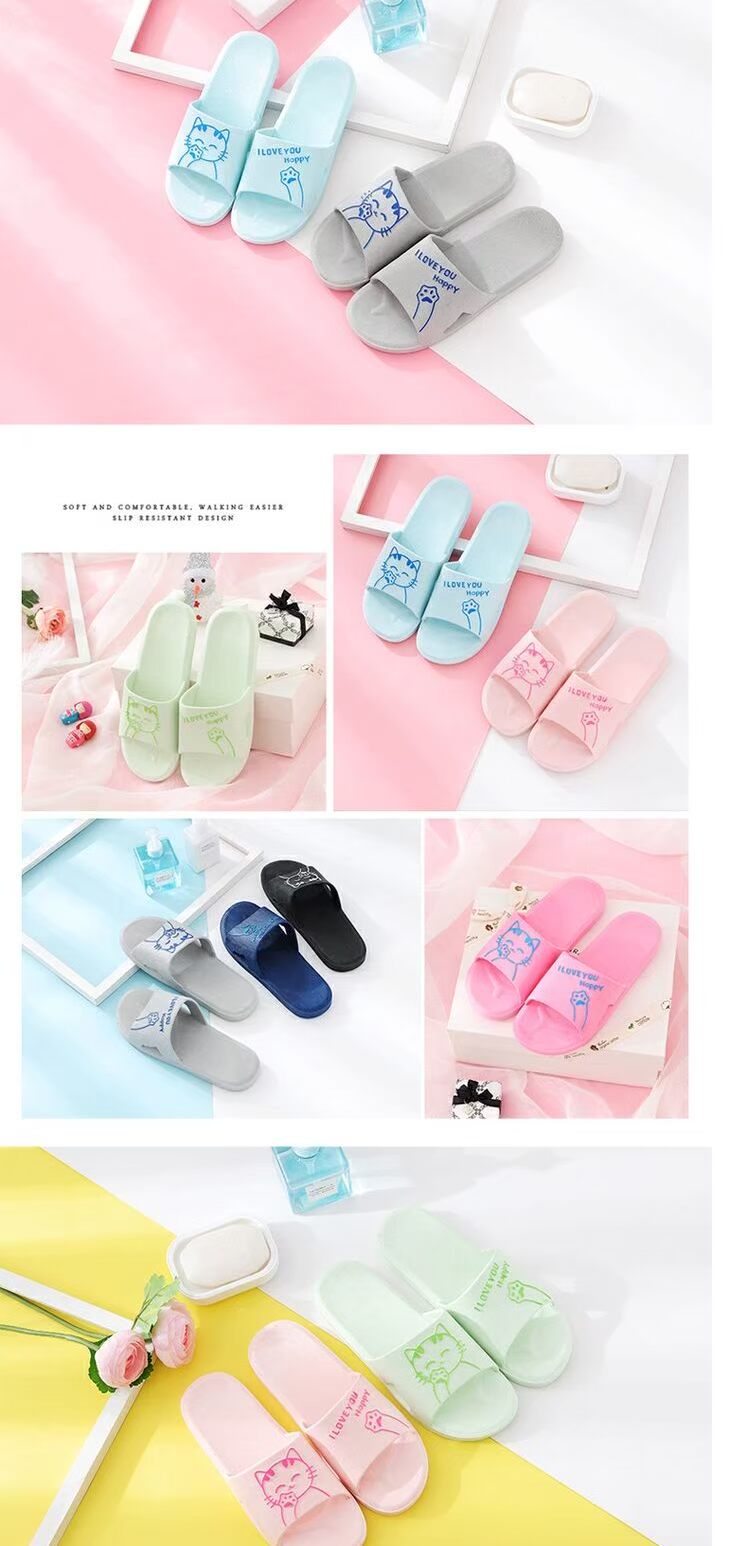 Một số dép đi trong phòng tắm Jane nam và nữ ở nhà trong nhà chống trượt dày đáy đôi nhà tắm dép nhựa và dép dép đi trong nhà