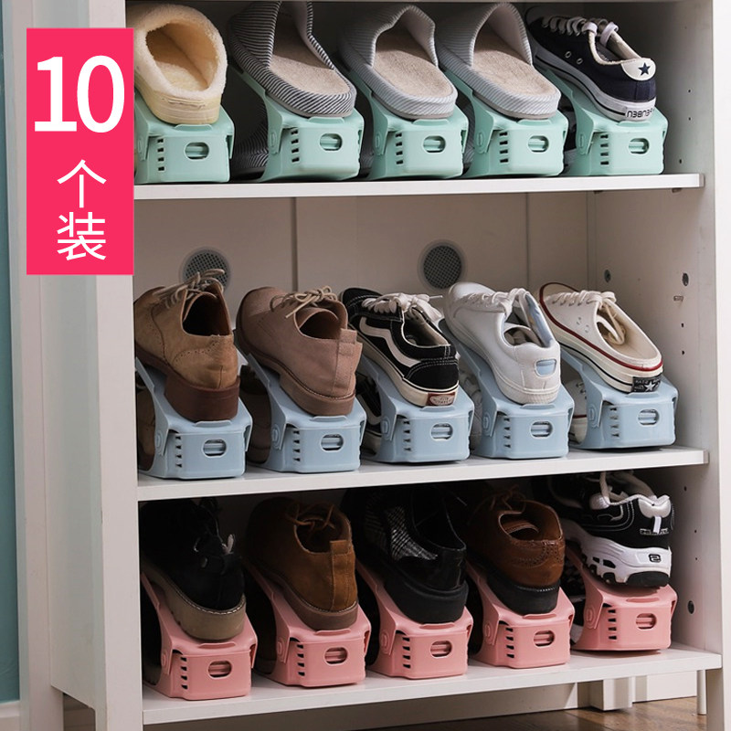 Stratix Containing Shoe Rack Double dorm Dormitory Divine Instrumental Footwear one-piece Home Shoes Containing layer Shelf Shoe Cabinet Province Space