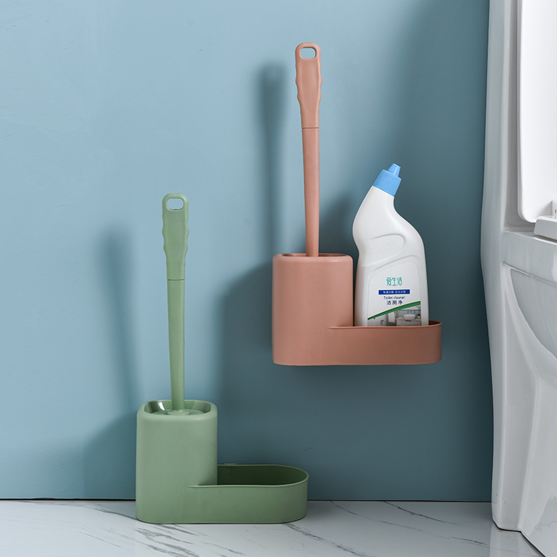 Home Toilet Brush Suit Creativity Free Punch Dressing Room Wash Toilet Brush New long handle No dead angle cleaning brush