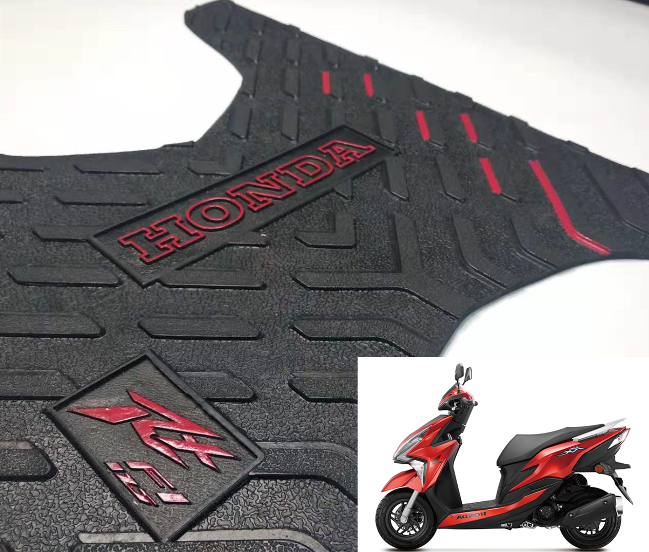 Applicable Honda Rift Line 125 Foot Pad Special Locomotive Retrofit Accessories RX125 Foot Pad Rubber Anti Slip Thickening
